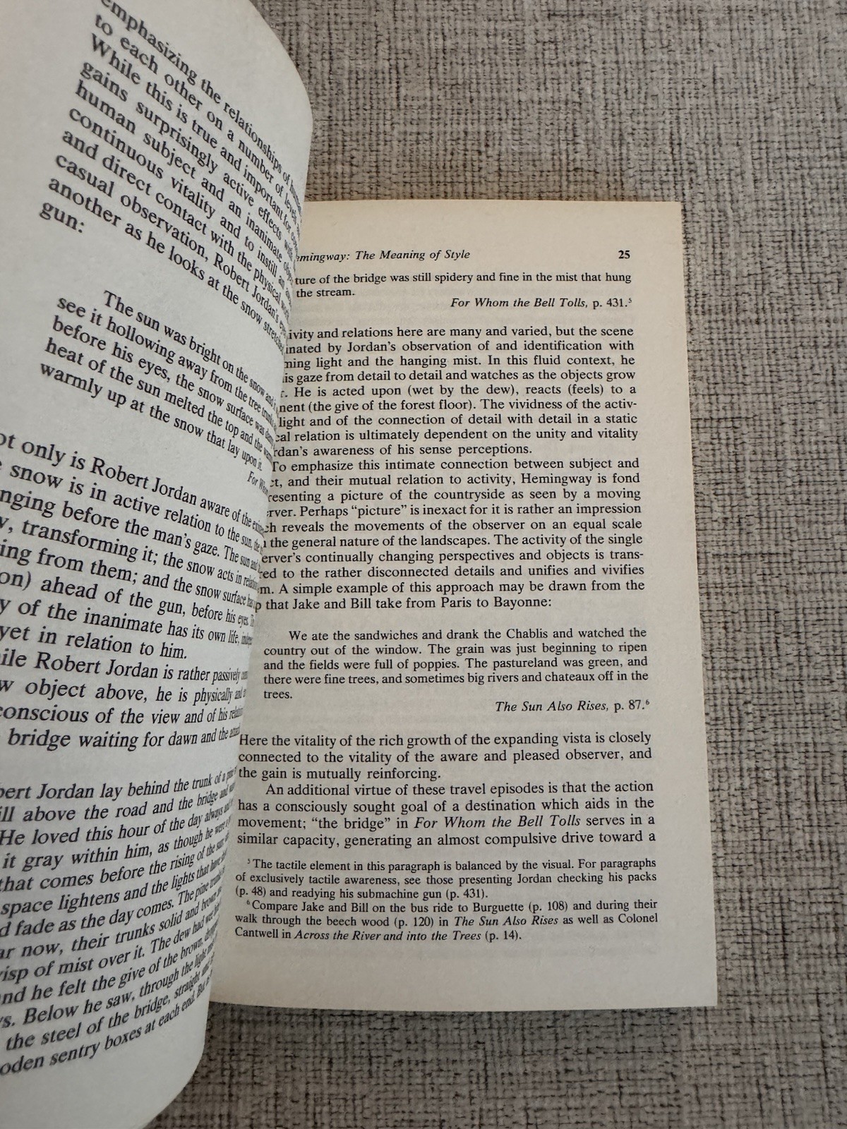 Ernest Hemingway Criticism Waldhorn McGraw Hill PB Vintage Lit Study
