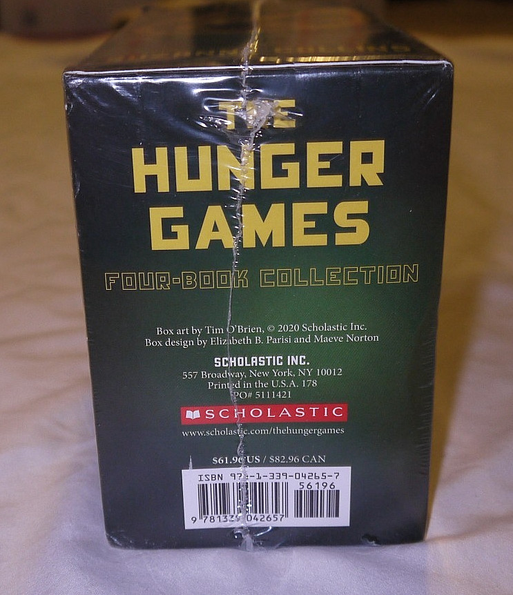 Hunger Games 4-Book Paperback Box Set Sealed