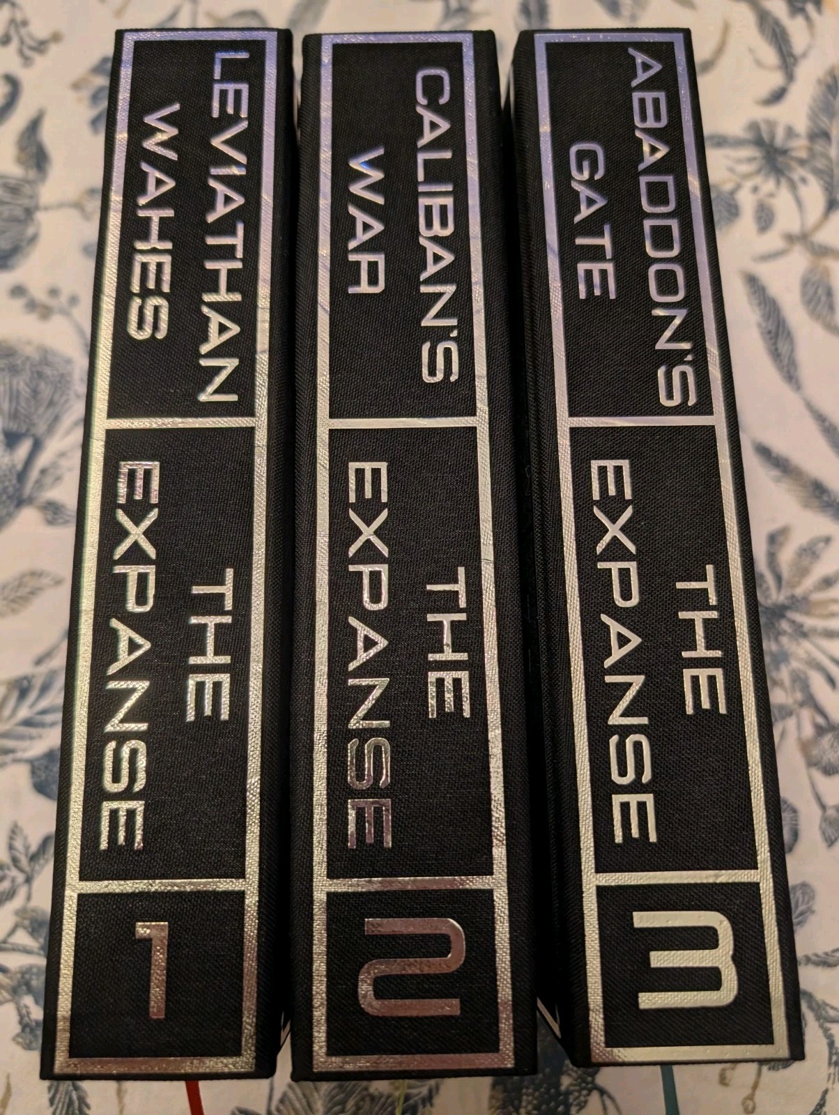 The Expanse 1-3 Trilogy Custom Rebound Hardcover Collector’s Edition Series