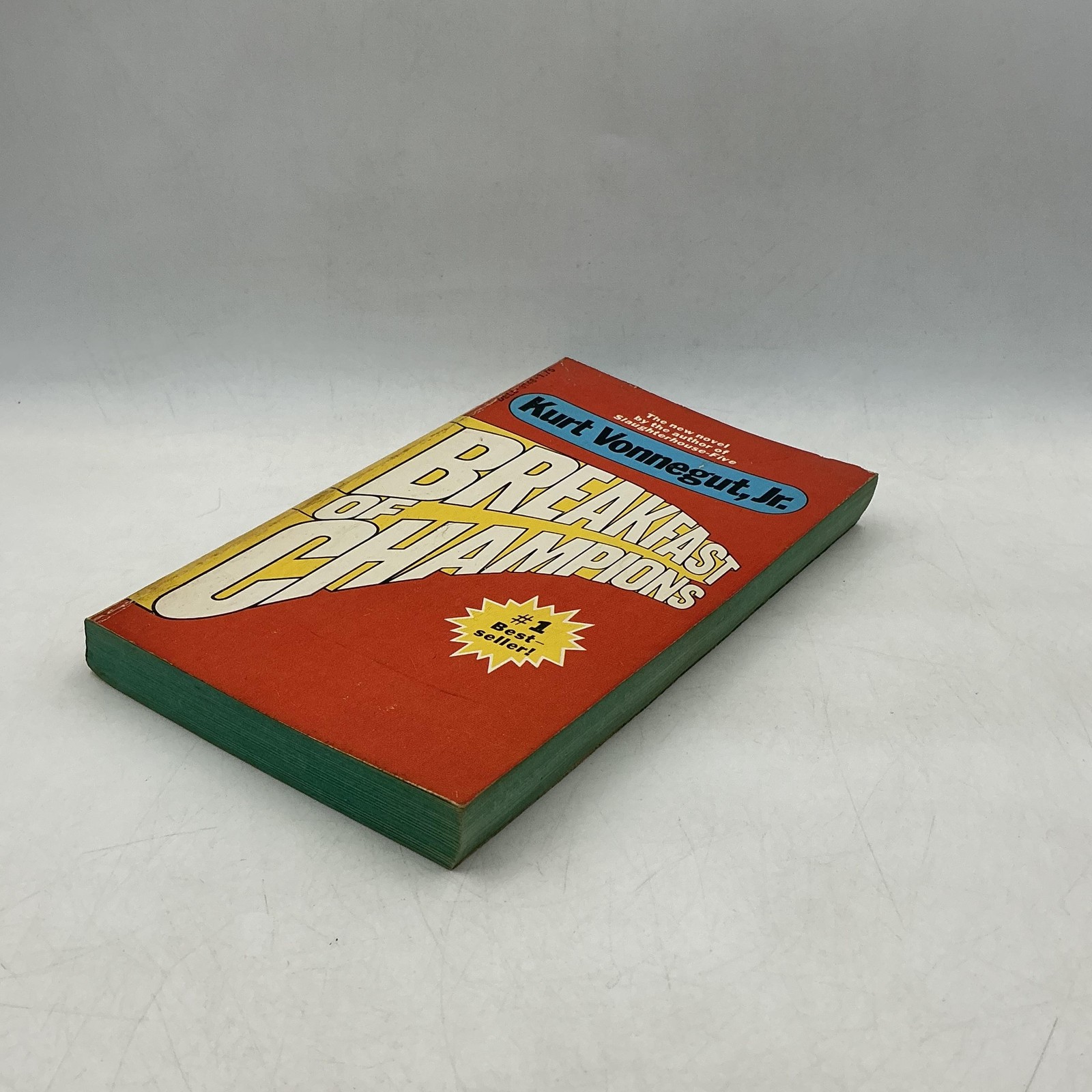 Vintage Breakfast Of Champions Kurt Vonnegut Jr Novel PB Red 1975 USA Satire