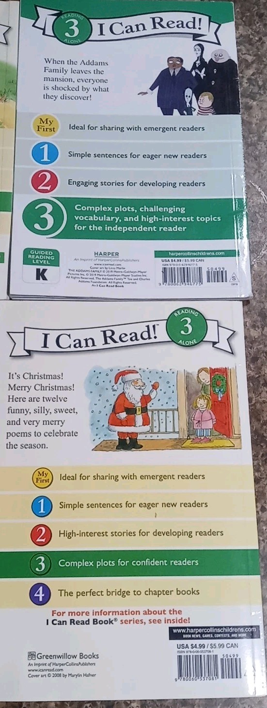 Mixed Lot of 6 „I CAN READ!“ Series Books Level 3 (Reading Alone) Early Readers