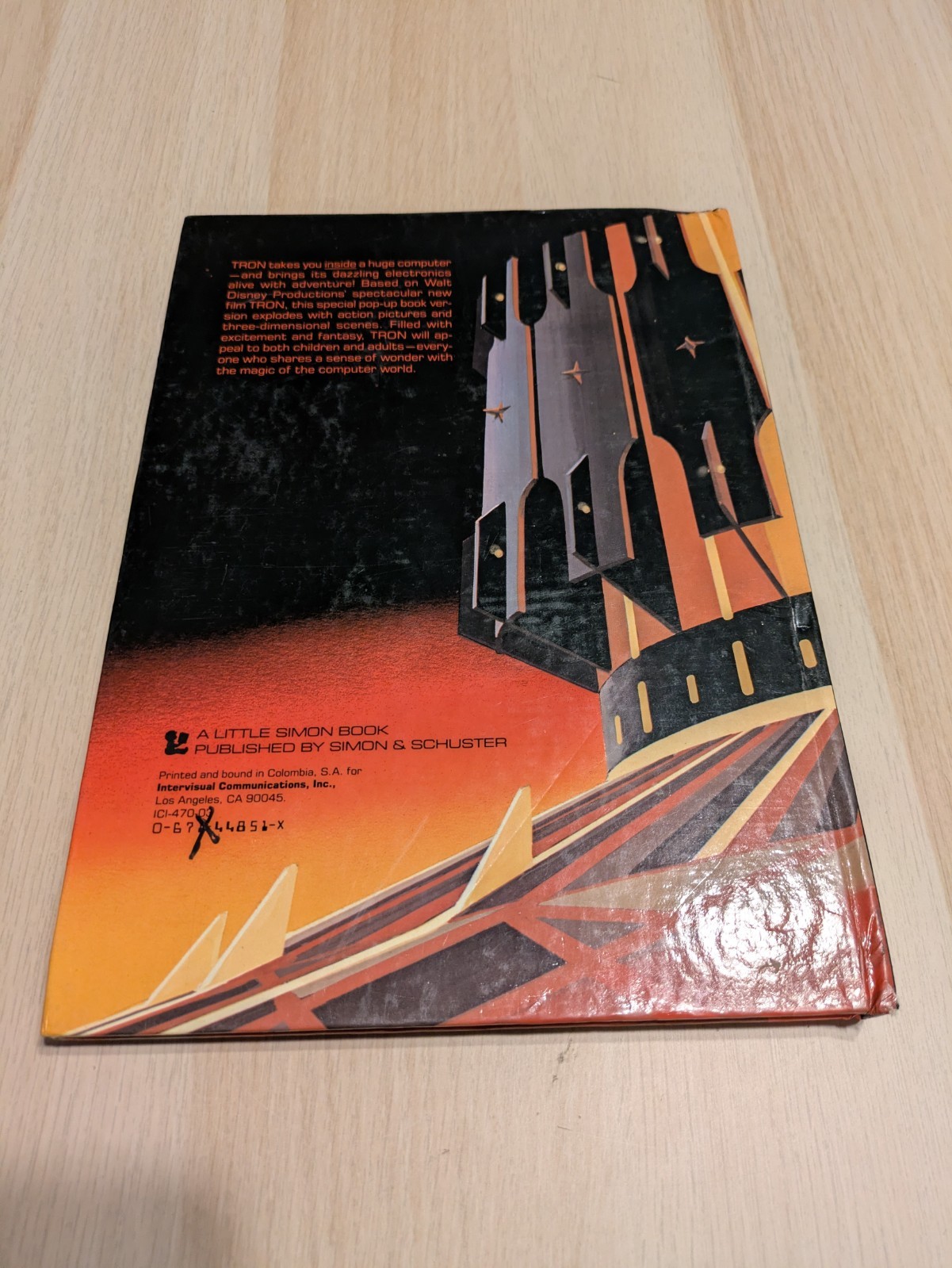 Tron Pop-Up Book by Intervisual Books Staff (1982, Hardcover)