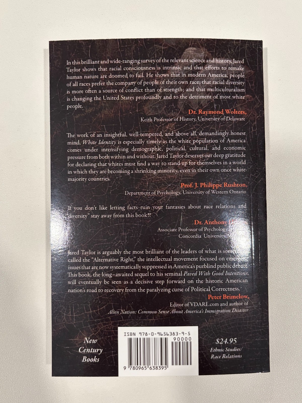 White Identity: Racial Consciousness in the 21st Century by Jared Taylor PB