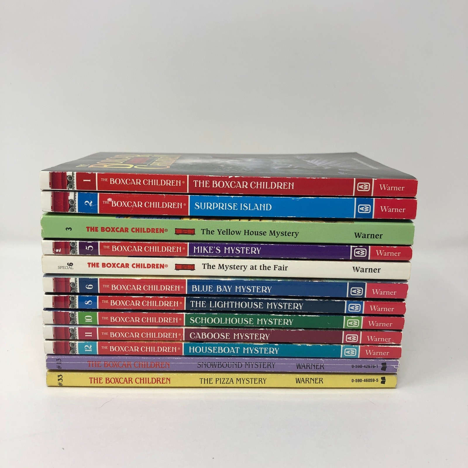 Lot of 12 The Boxcar Children Gertrude Warner Chapter Books Paperback