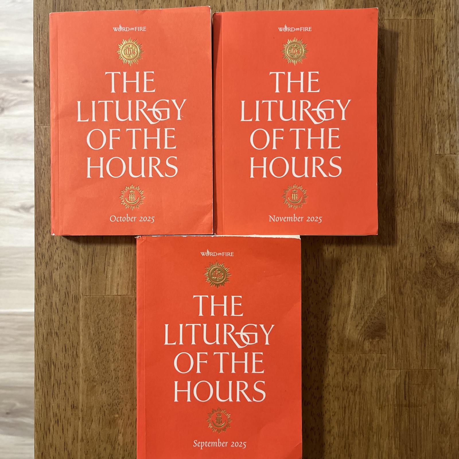 The Liturgy of the Hours September October November 2025 Word on Fire Set Lot 3