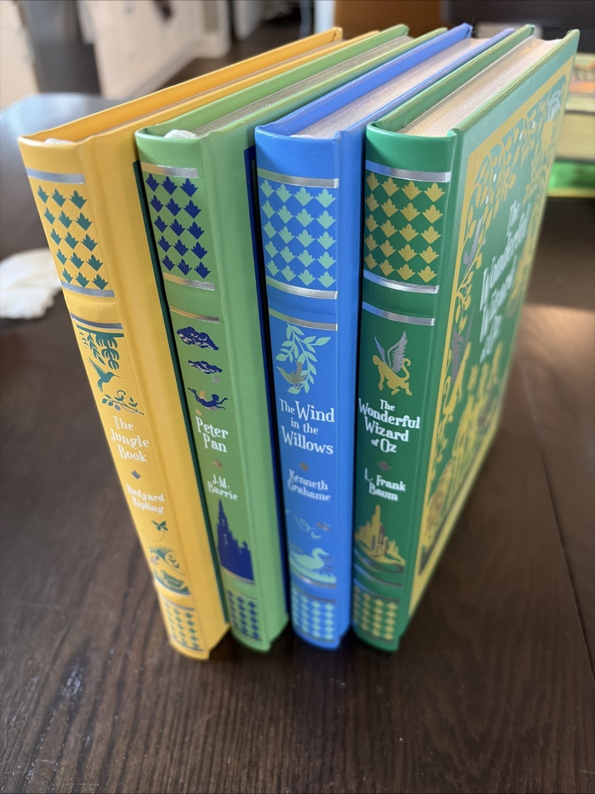 Lot Of 4 Barnes & Noble Books – Peter Pan, Jungle Book, Wizard Oz, Wind Willows