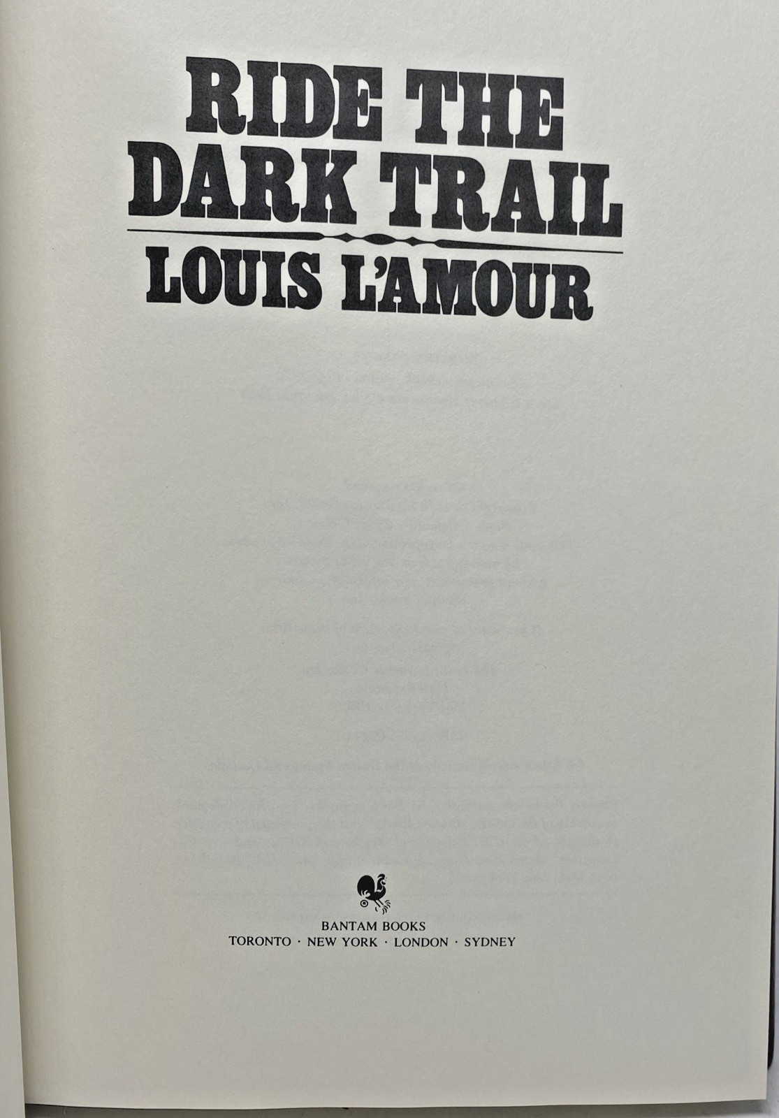 Louis L’Amour Lot of 4~ Imitation Leather Excellent Condition~ Bantam Books