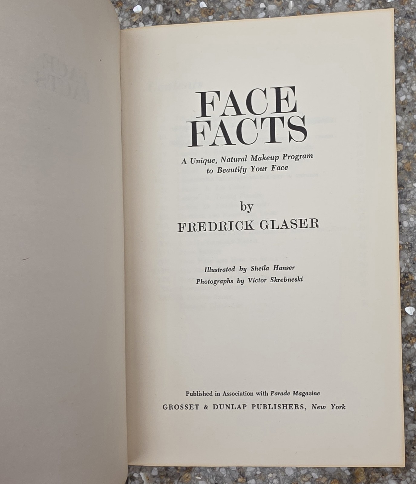 Vintage 1960s Face Facts Fredrick Glaser Makeup Hair Style Book Barbra Streisand