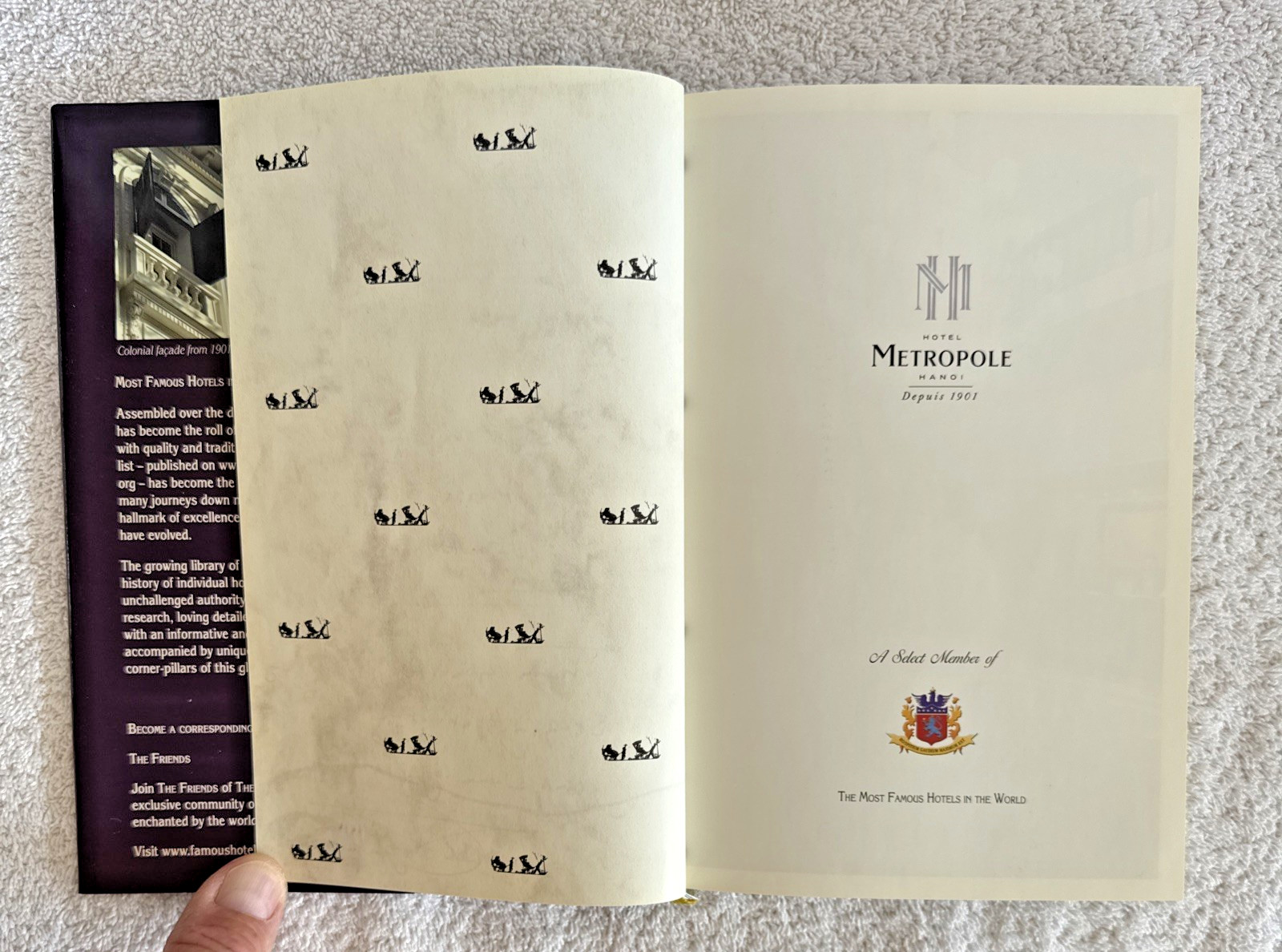 Sofitel Metropole Hanoi by Andreas Augusti (Hardcover) Book Signed Dust Jacket