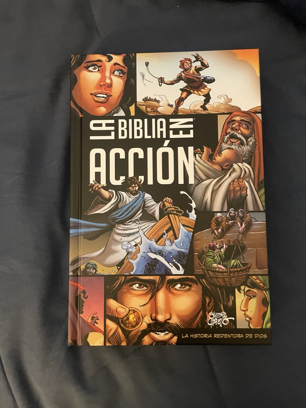 Cook David C. Action Bibles Ser. Hardcover Spanish New Edition 2023 by Cariello