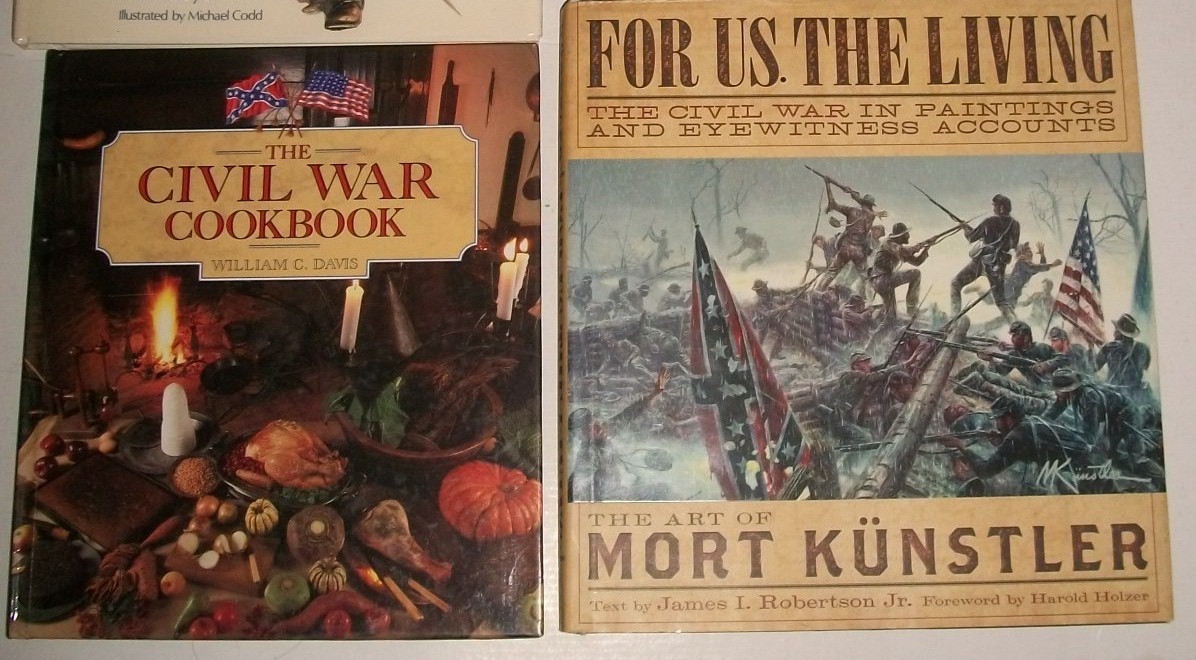 Civil War 1861-1865 lot of 4 hardcovers Uniforms Ken Burns Kunstler art HCDJ EXV