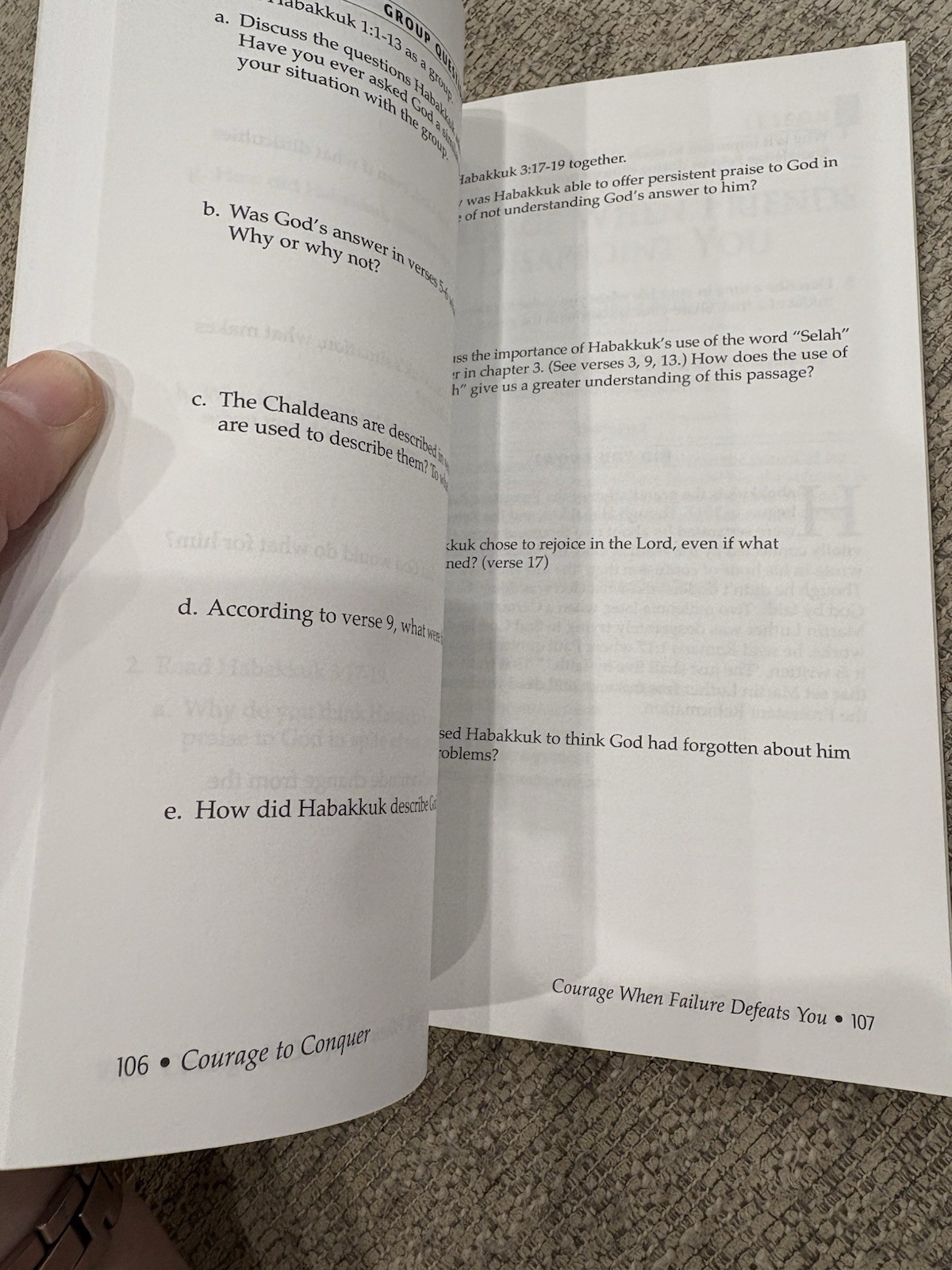Courage To Conquer Study Guide (2021, Paperback) By David Jeremiah Leaders Guide