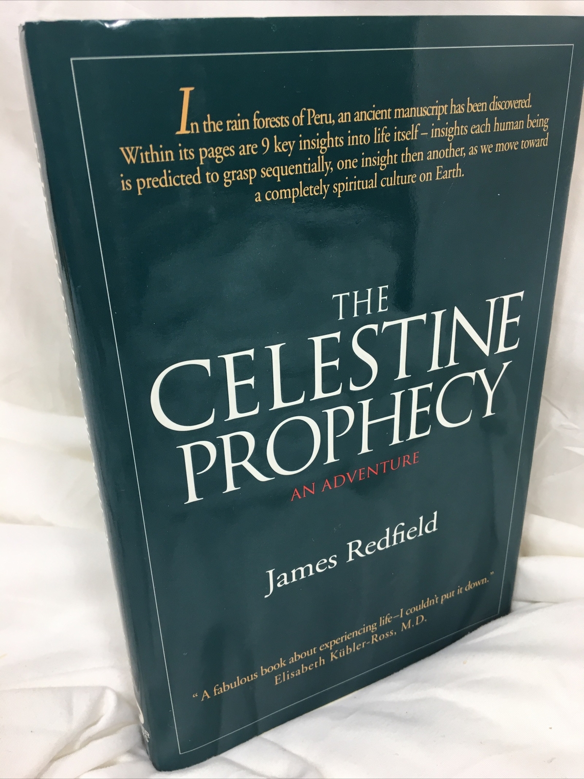 The Celestine Prophecy by James Redfield (1994, Hardcover W/ Dj) 1st Warner Ed