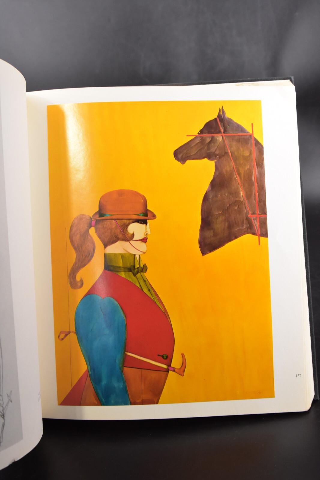 VTG Richard Lindner Art Book Hardcover 56 Color Plates Hilton Kramer 1st Ed
