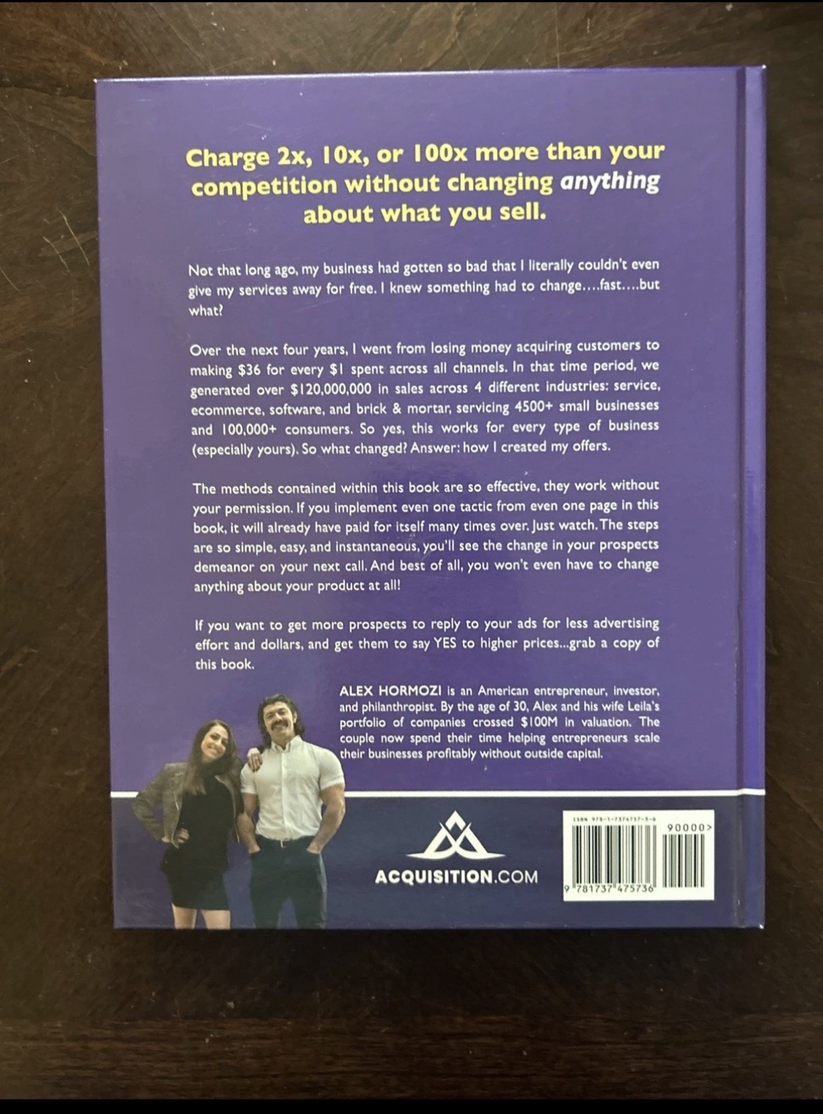 $100M Series by Alex Hormozi Hardcover Business Book Set: Money, Leads, Offers