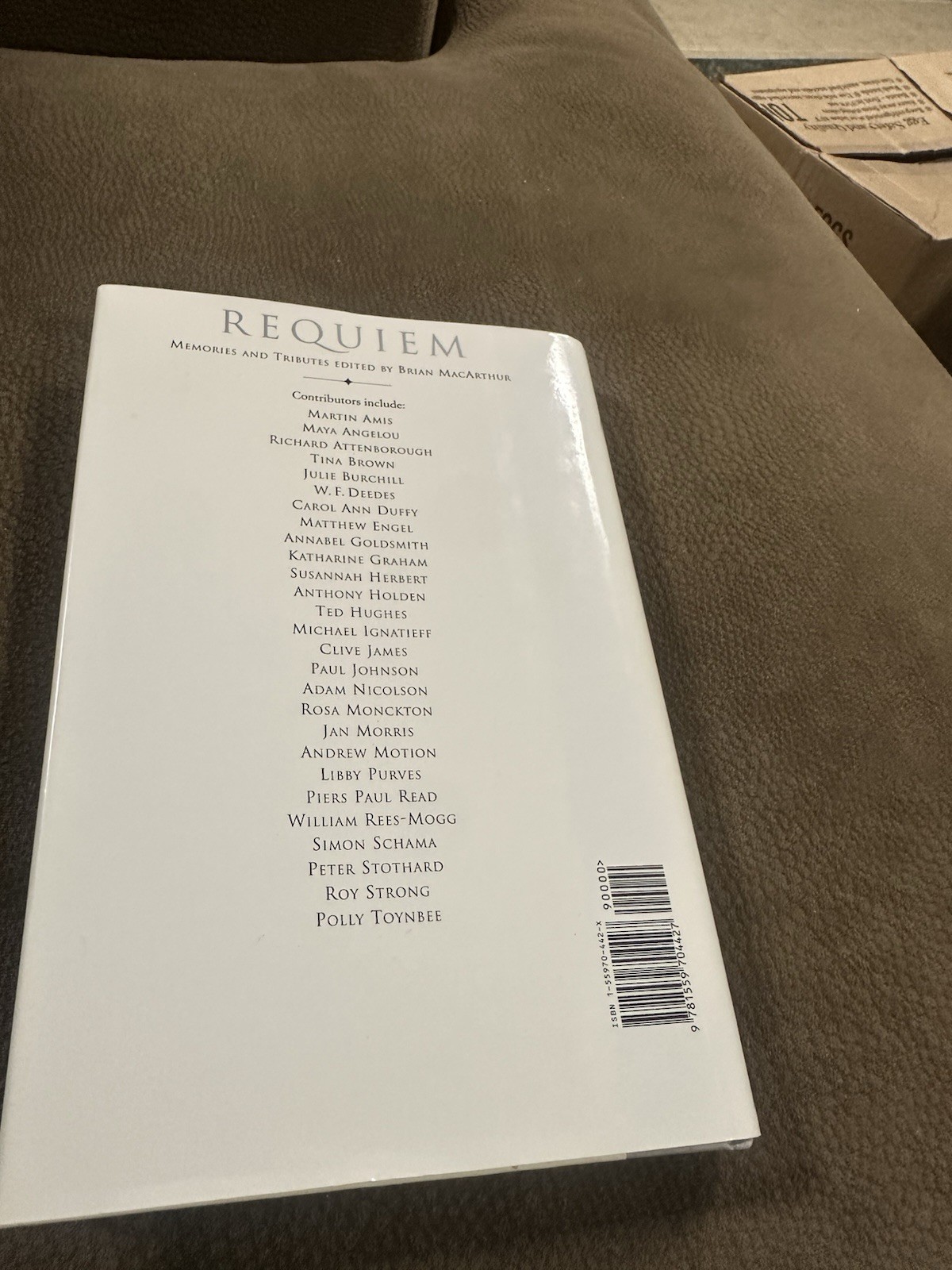 Brian MacArthur Requiem: Diana, Princess of Wales 1961-1997 HC 1997 Dust Jacket