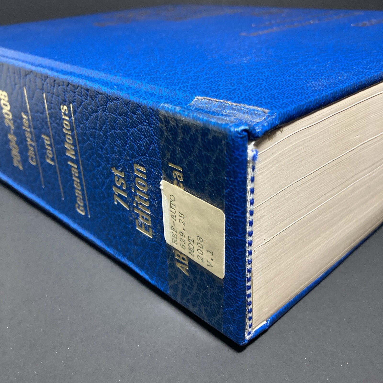 2008 MOTOR Auto Repair Manual | Professional Edition | ABS Electrical