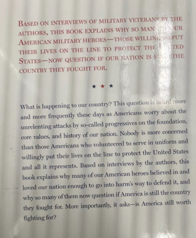 Veterans‘ Lament Is This the America Our Heroes Fought For? Oliver L. North book