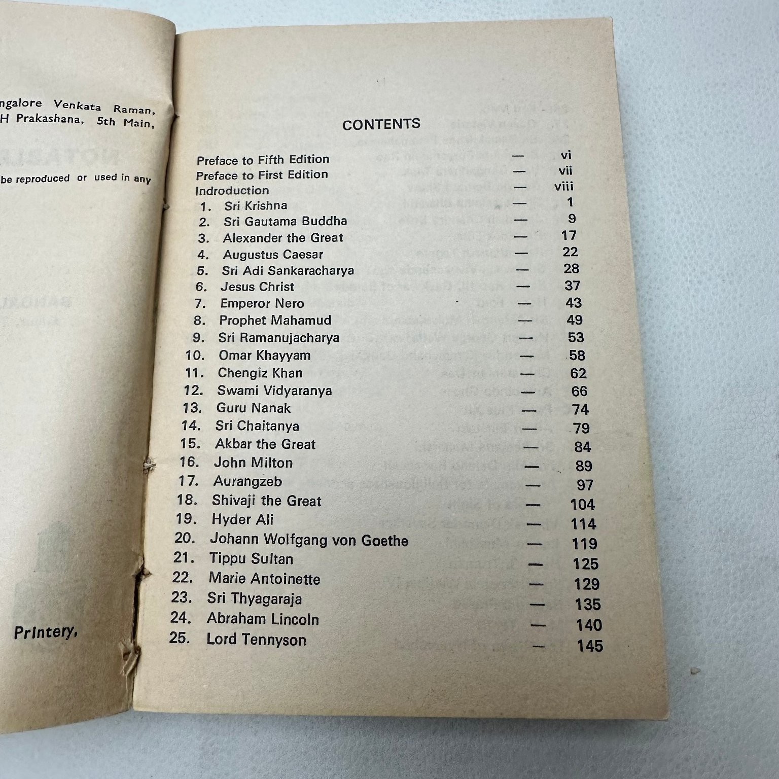 Notable Horoscopes B.V. Raman 1981 Fifth Printing Astrology IBH PB