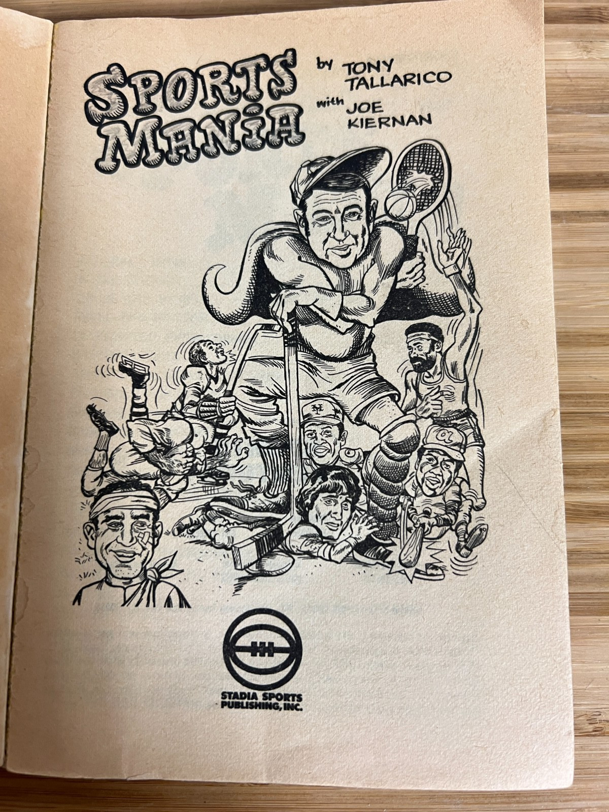 MAD ABOUT SPORTS ’75 Warner & Sports Mania by Tony Tallarico w/Joe Kiernan ’74