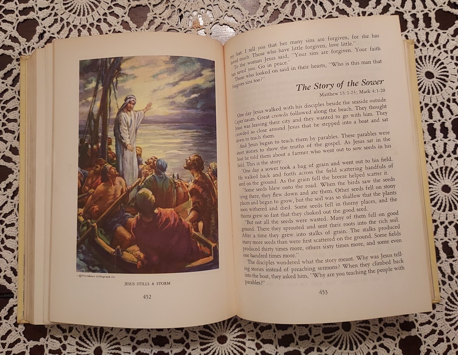 Vintage 1955 Egermeier’s Illustrated Bible Story Book Hardcover Christian