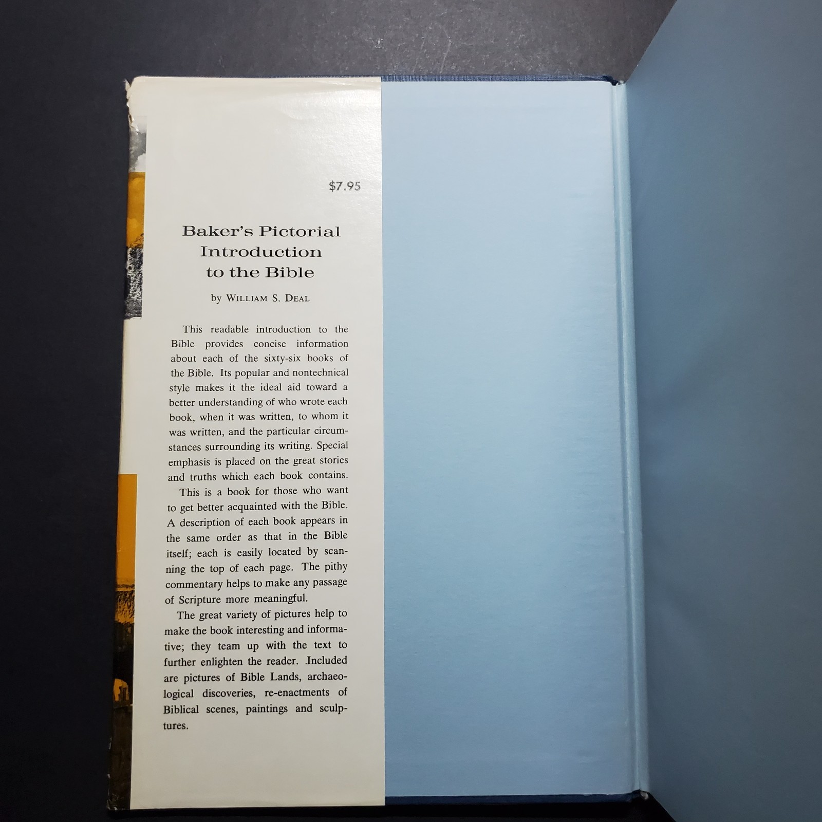 Baker’s Pictorial Introduction to the Bible by William S. Deal (1968 HC w/DJ)