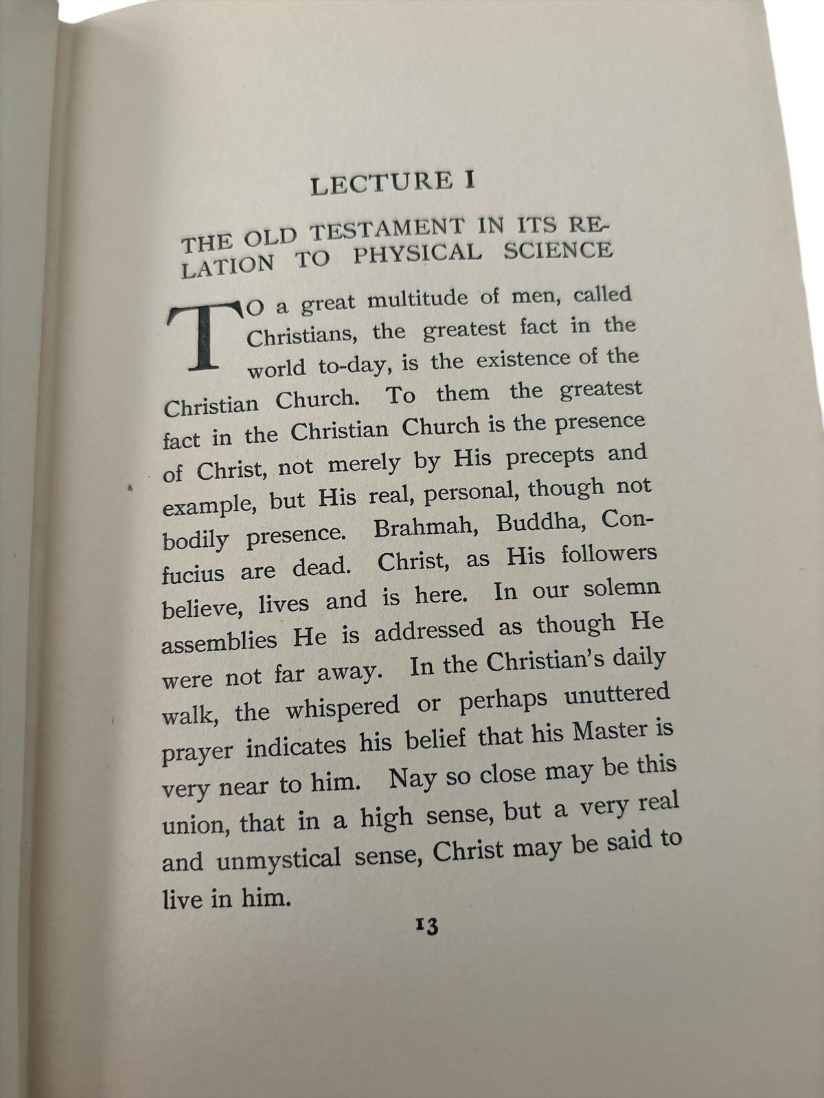 Christ and Science: Jesus Christ Regarded as the Centre of Science 1906 Edition