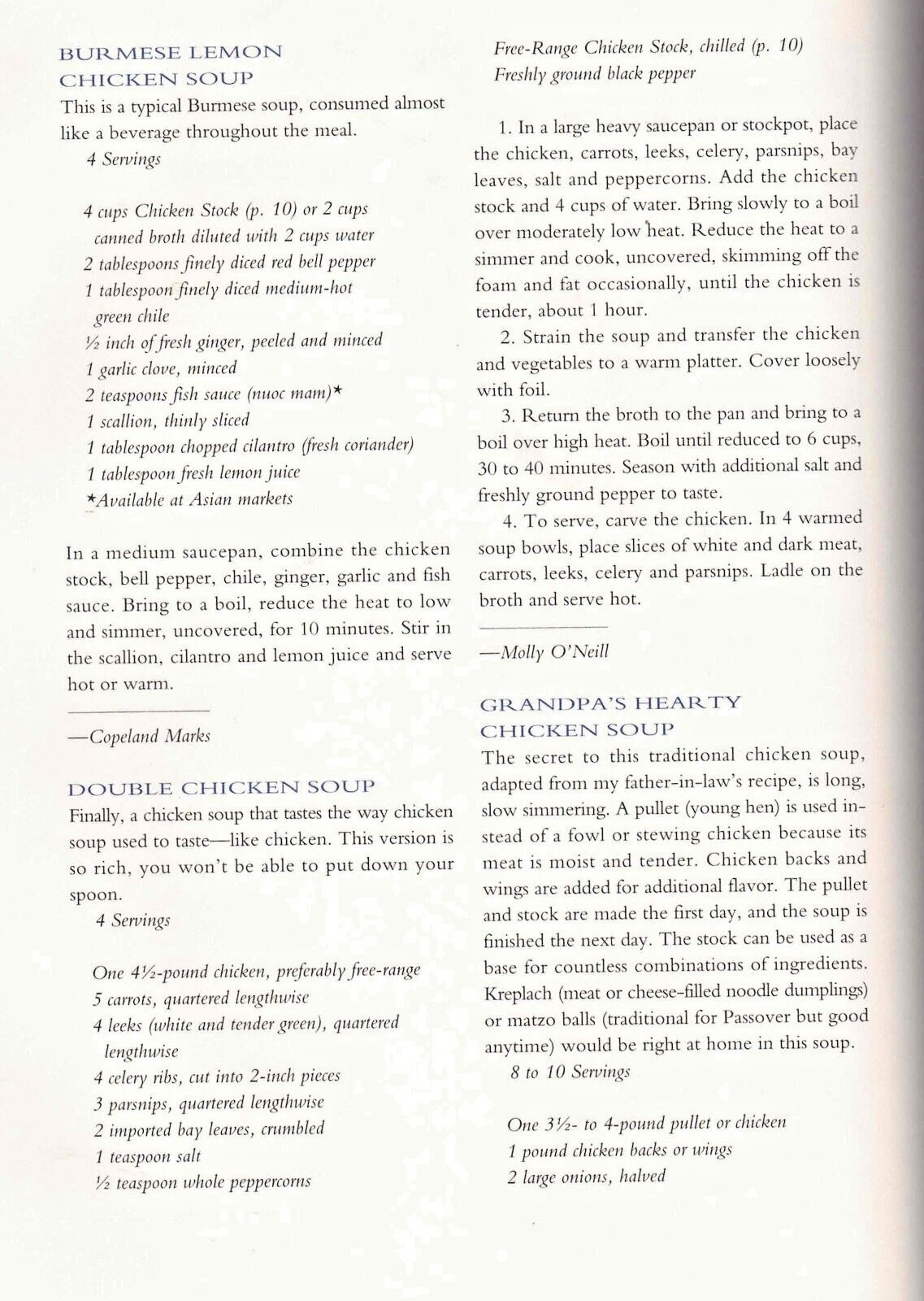 Chicken Collection by The Best of  Food & Wine Cookbook – 1992 – 276 pages