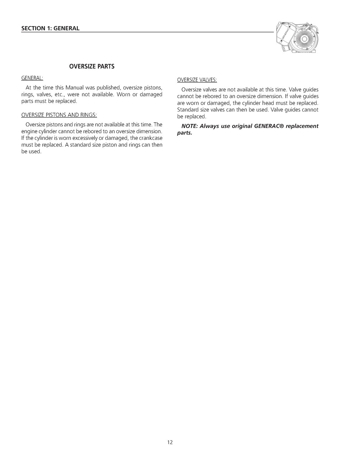 GENERAC 320 360 410 Large Frame GN Engines Service Repair Manual – WIRE BIND