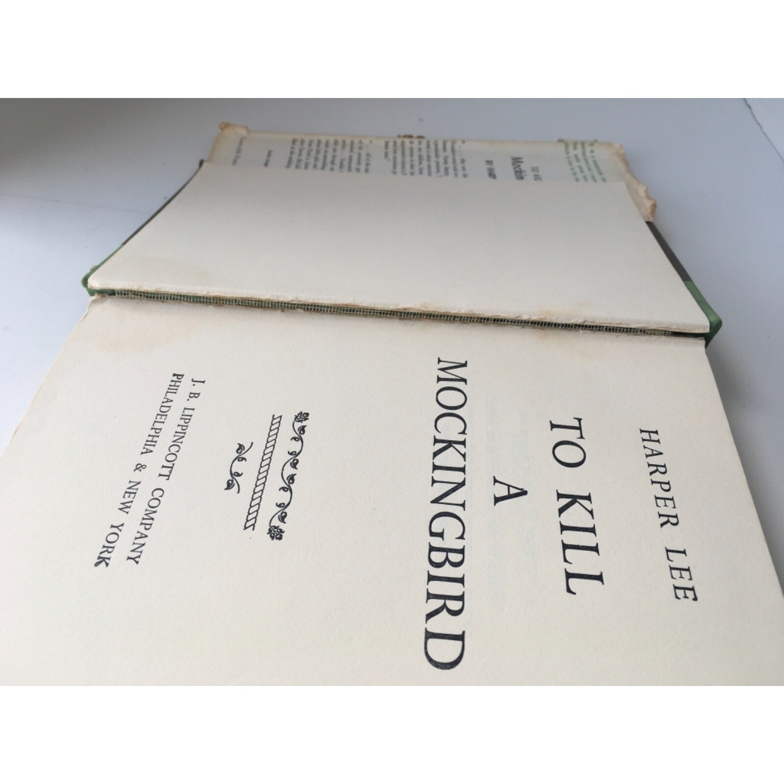 To Kill a Mockingbird by Harper Lee 25th Print Hardcover Book