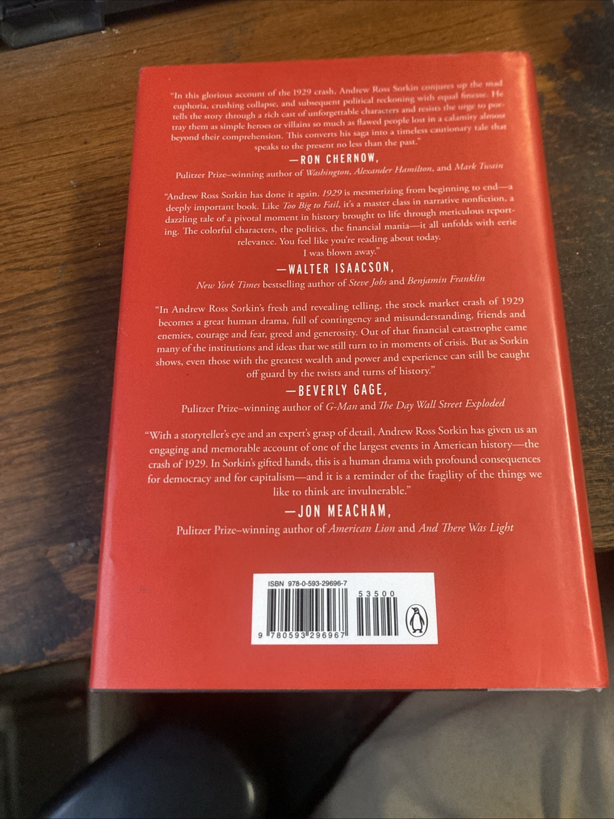 1929 by Andrew Ross Sorkin (2025, Hardcover) SIGNED 1st Printing