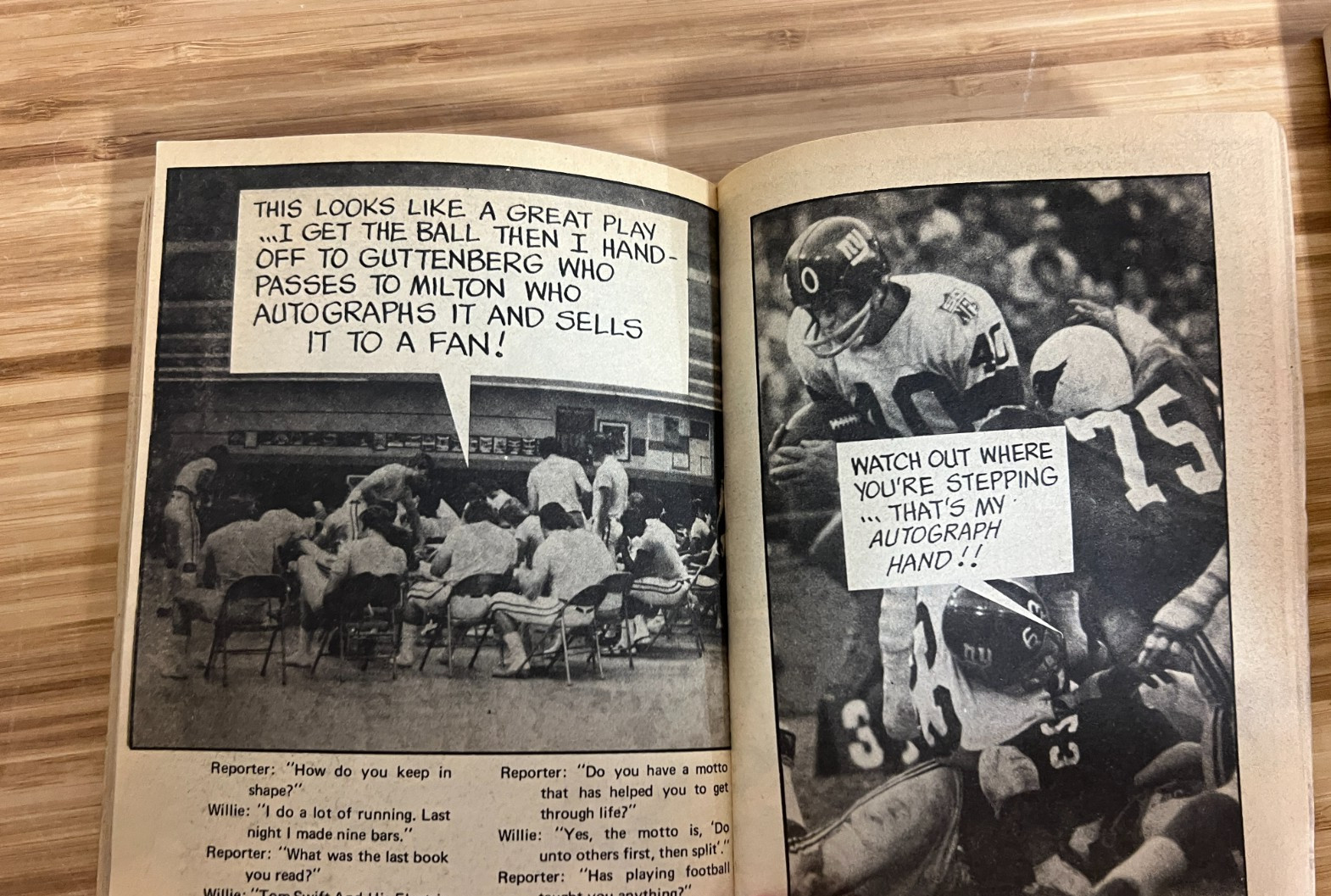 MAD ABOUT SPORTS ’75 Warner & Sports Mania by Tony Tallarico w/Joe Kiernan ’74