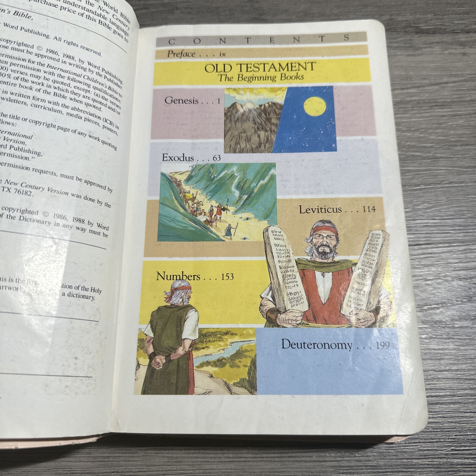 VINTAGE International Children’s Bible NCV Pink Leatherflex (1988) SEE PICS