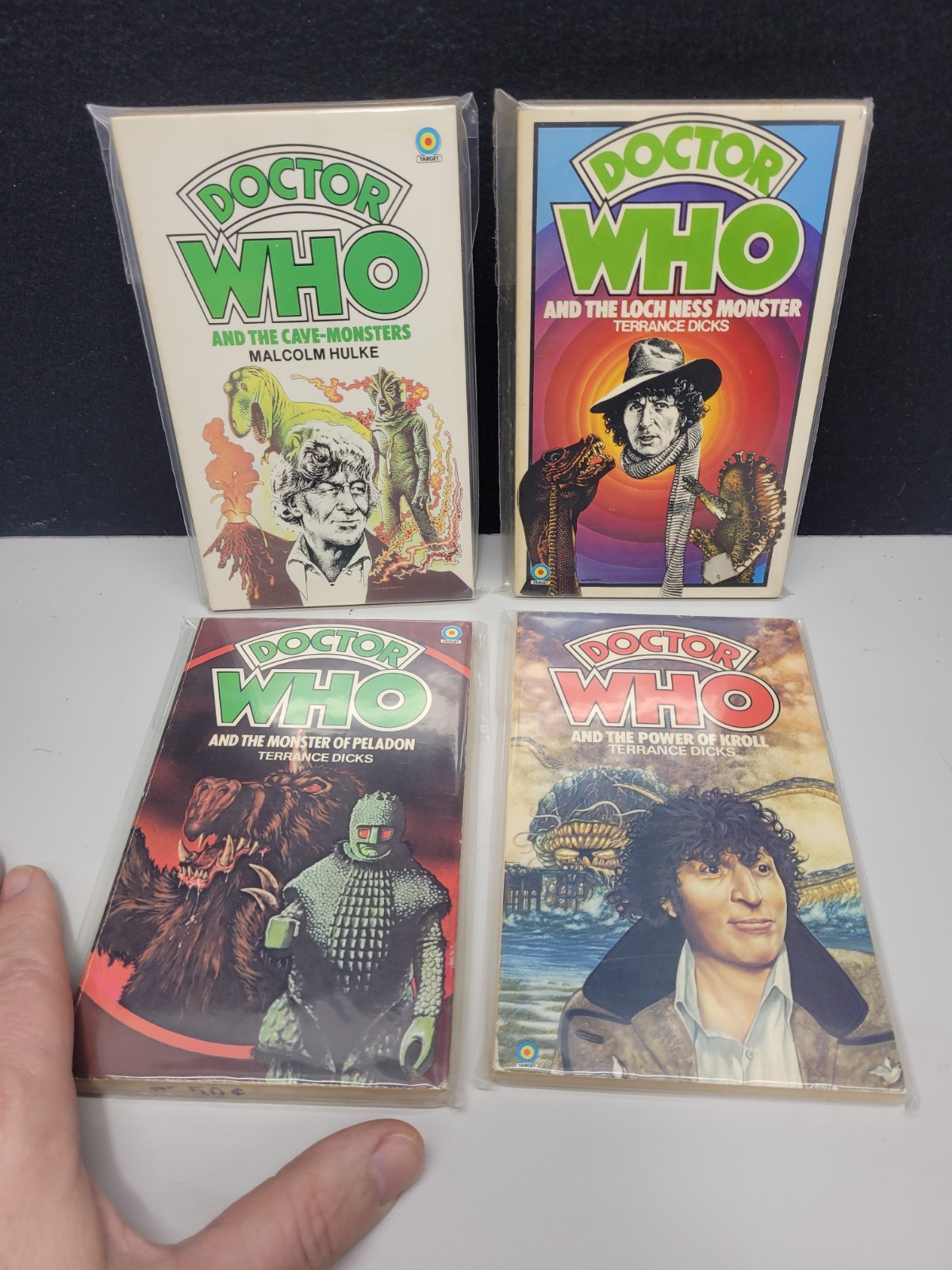 LOT #1 VTG 1980s Era (8) Doctor Who 1980’s Target Paperback GOOD CONDITION!
