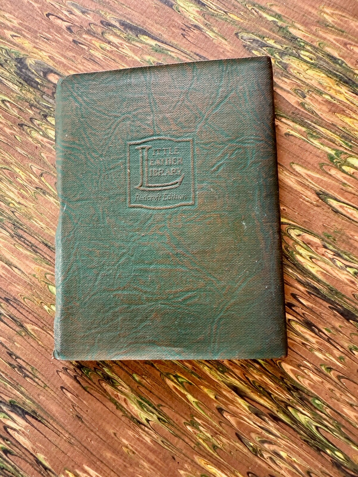1921 Small Book Bab Ballads W.S. Gilbert Classic Literature NY Little Leather