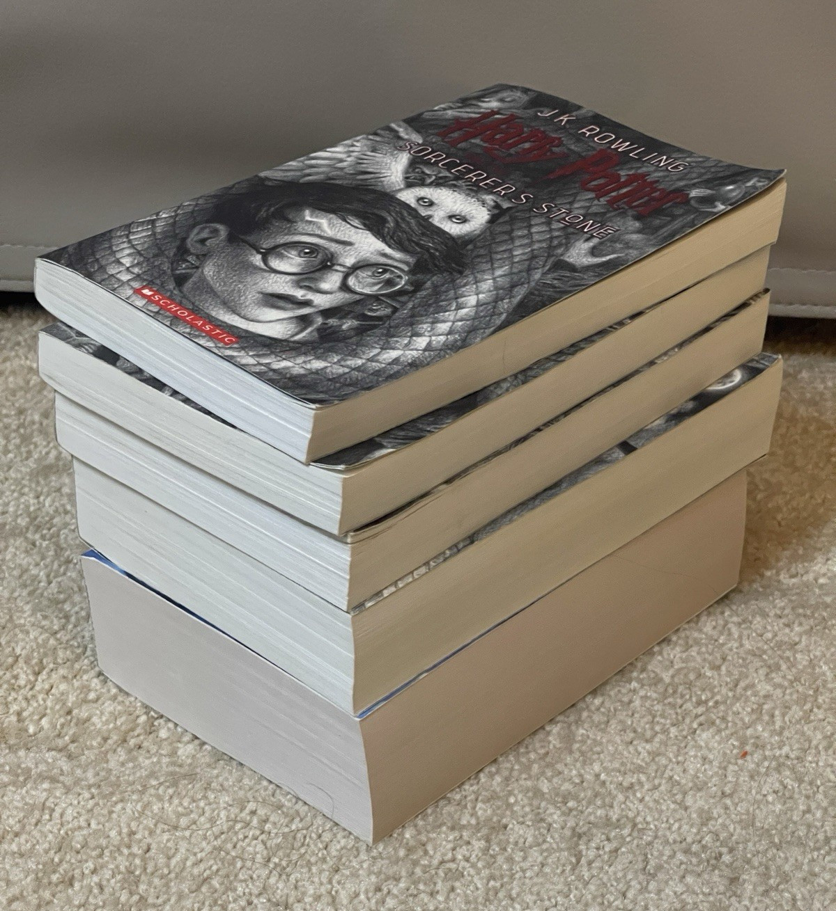 Harry Potter Special Edition Soft Back Book Set 1-4 & Regular Edition Book 5