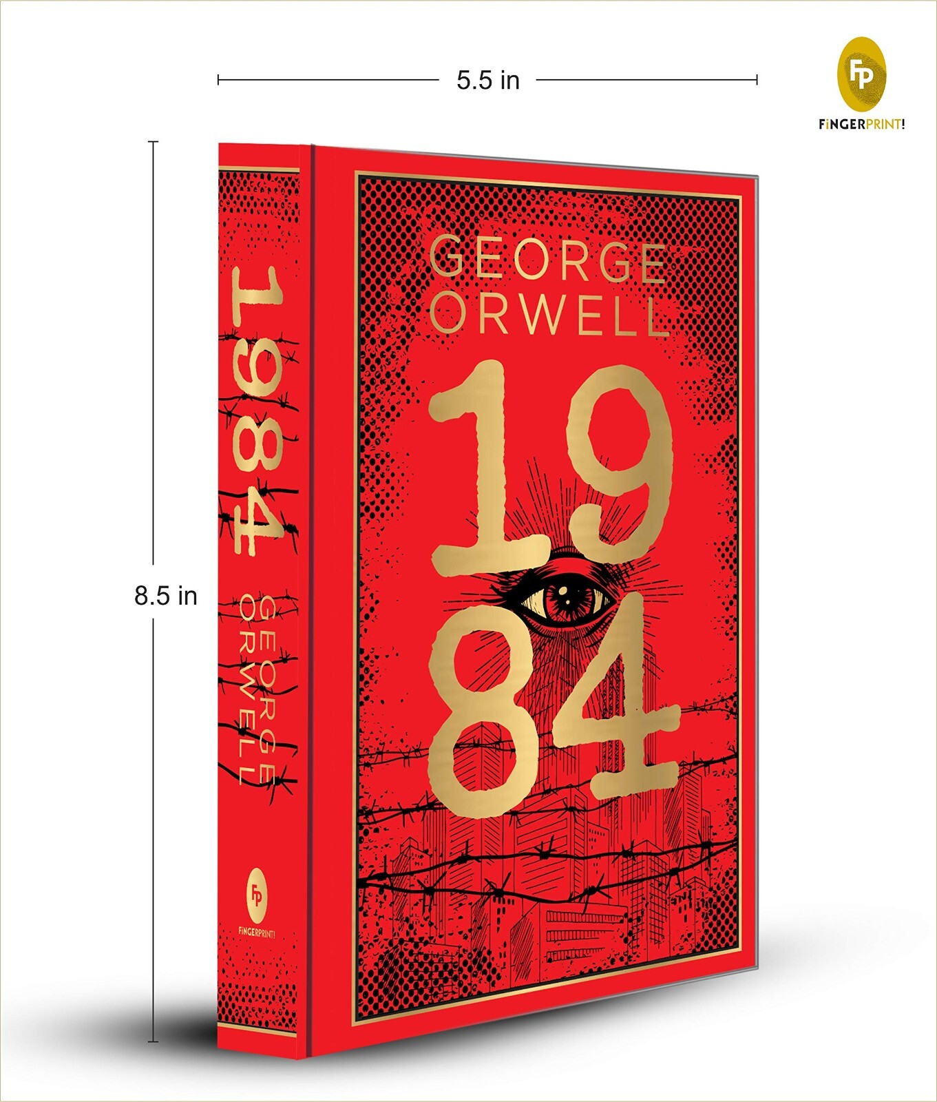 FREE SHIPPING TO US-1984 (Deluxe Hardbound Edition) (HARDCOVER) by George Orwell