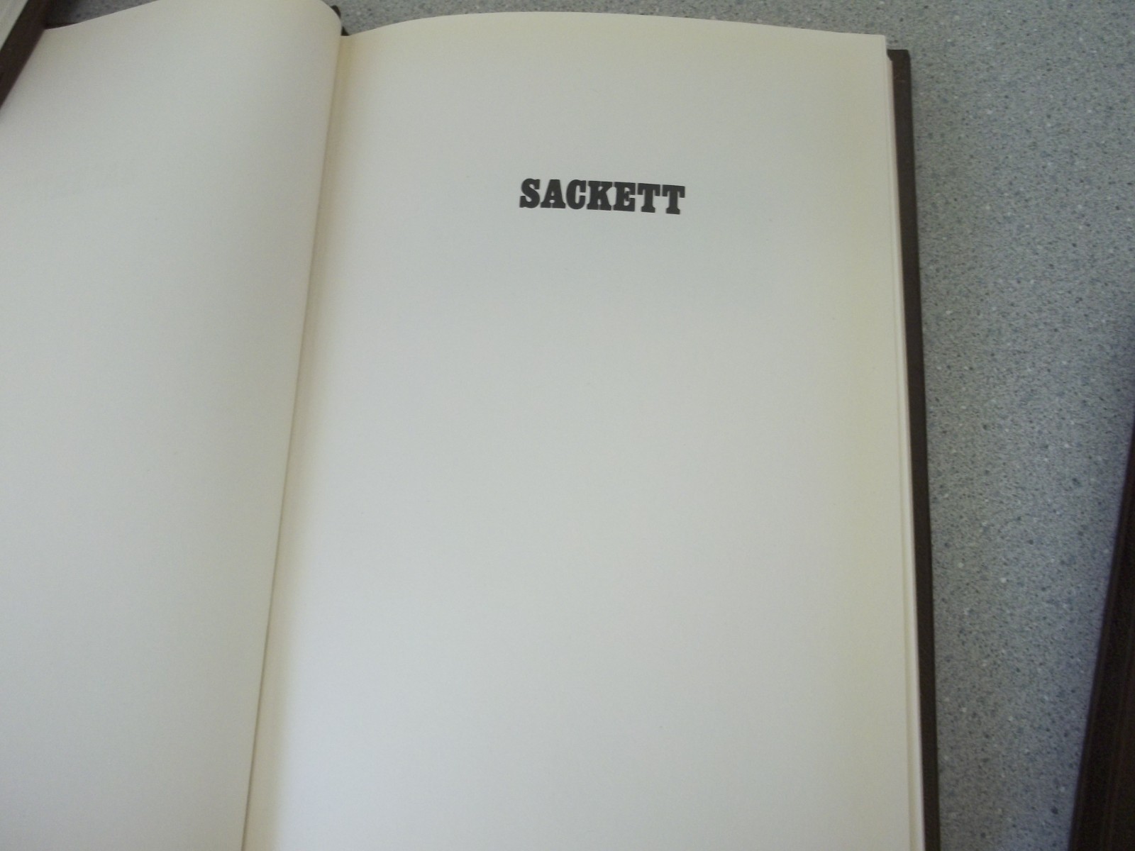 Louis Lamour Collection The Sackett Companion, The Sackett Brand, Jubal Sackett