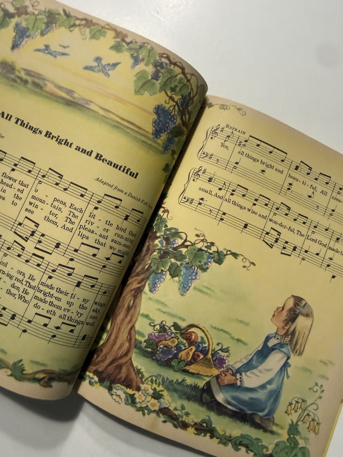 Hymns Elsa Jane Werner Little Golden Book Vintage 1947