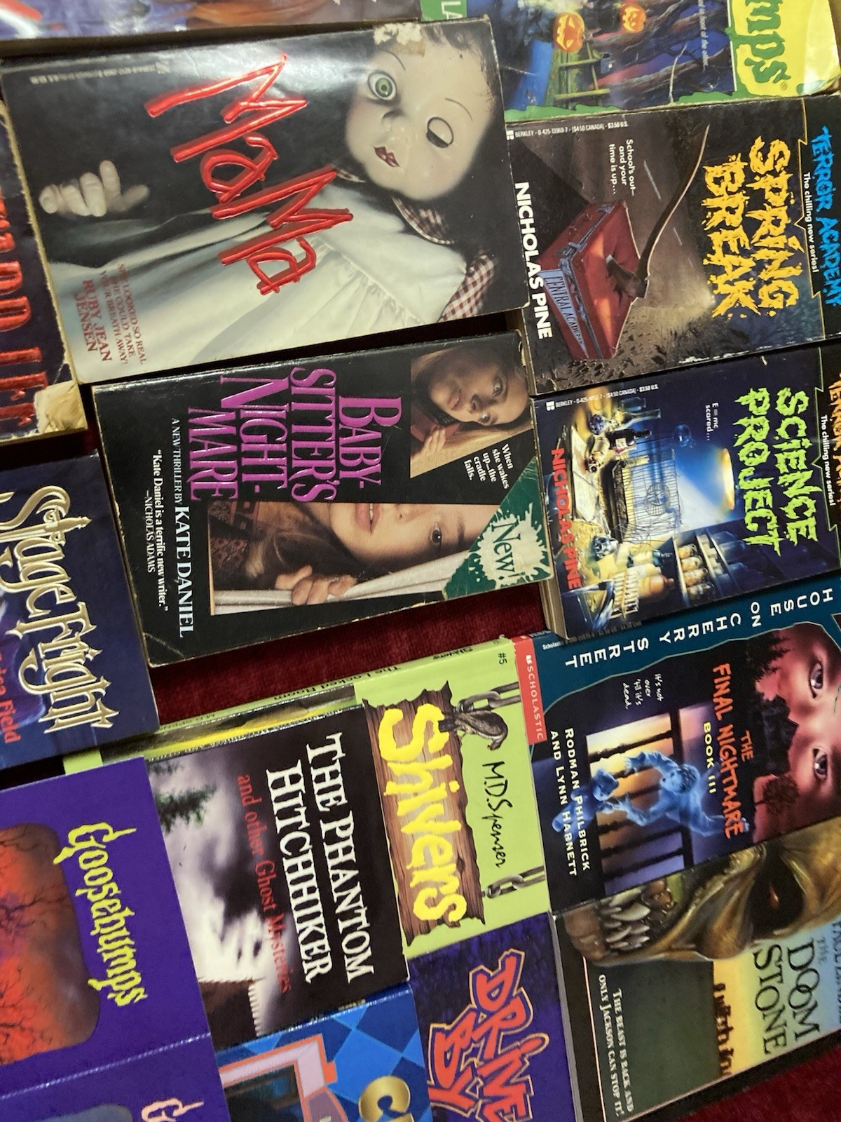 Lot Vintage YA Horror Books Paperback Goosebumps Pike Fear Street 1980s 1990s