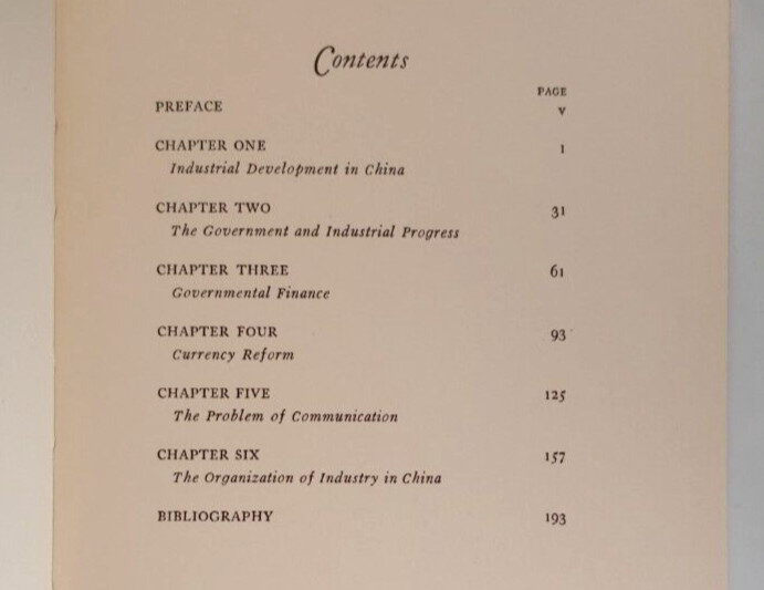 Problems of Industrial Development in China by Harold M. Vinacke, 1926