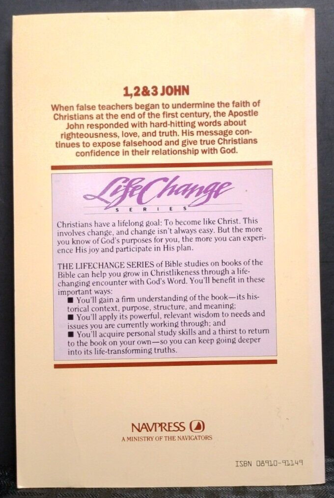Life‑Changing Encounter 1 2 3 John Navigators 2018 PB Christian Study Good