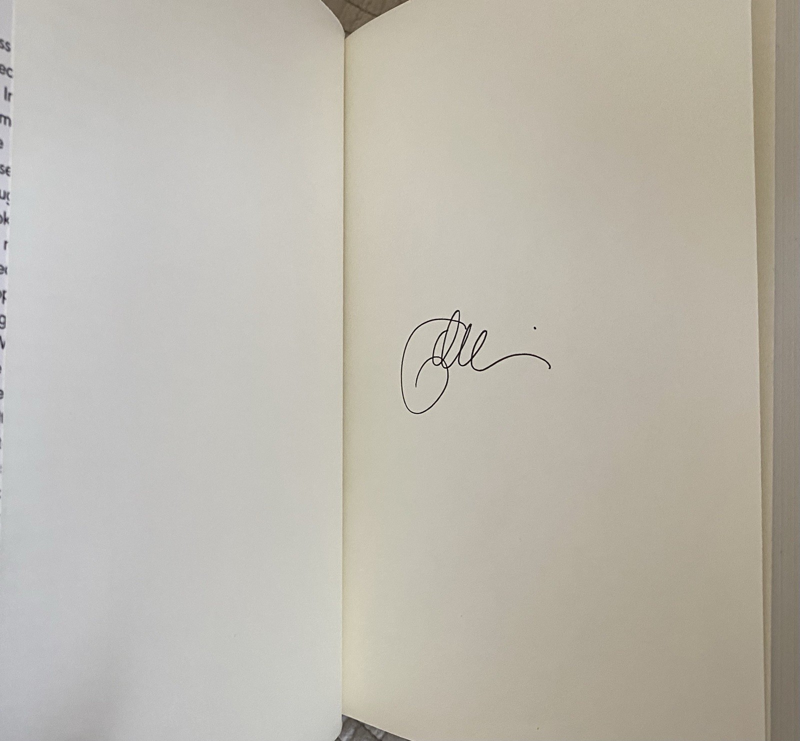 The View from Lake Como: Novel by Adriana Trigiani, SIGNED Copy, Hardcover