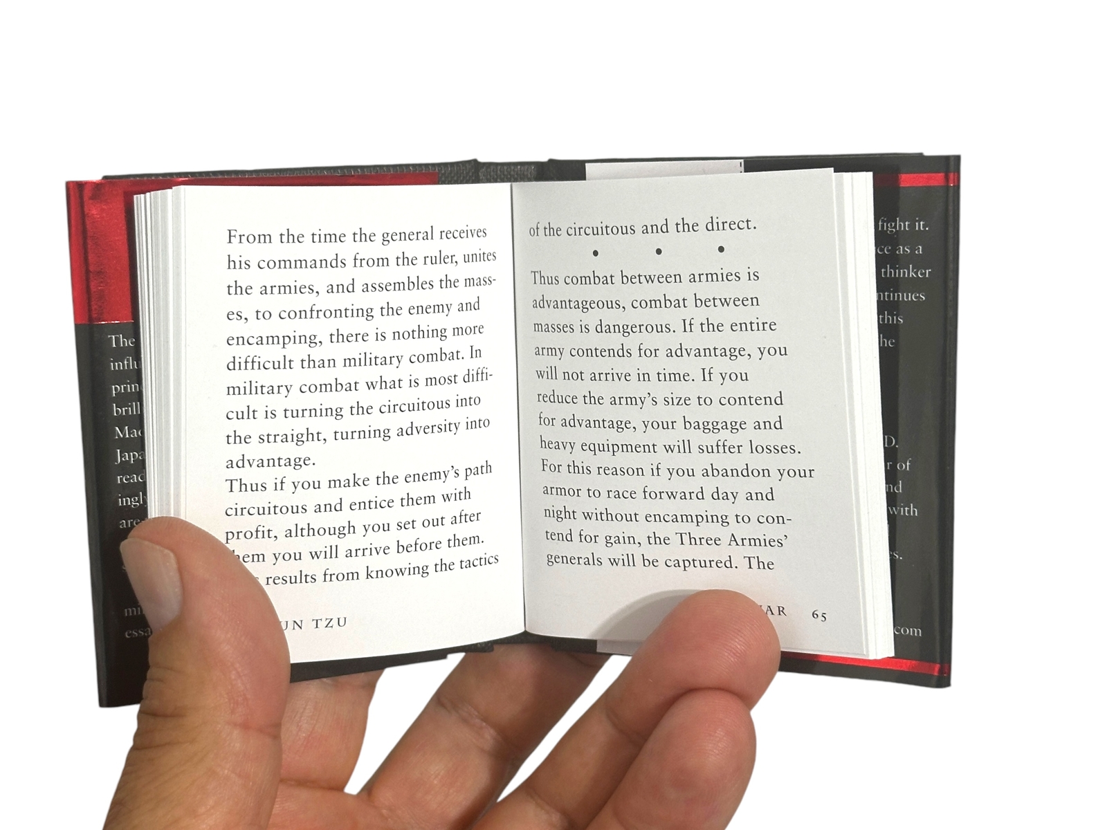 new Sun Tzu Art of War best selling traslation mini book hardcover & dust jacket