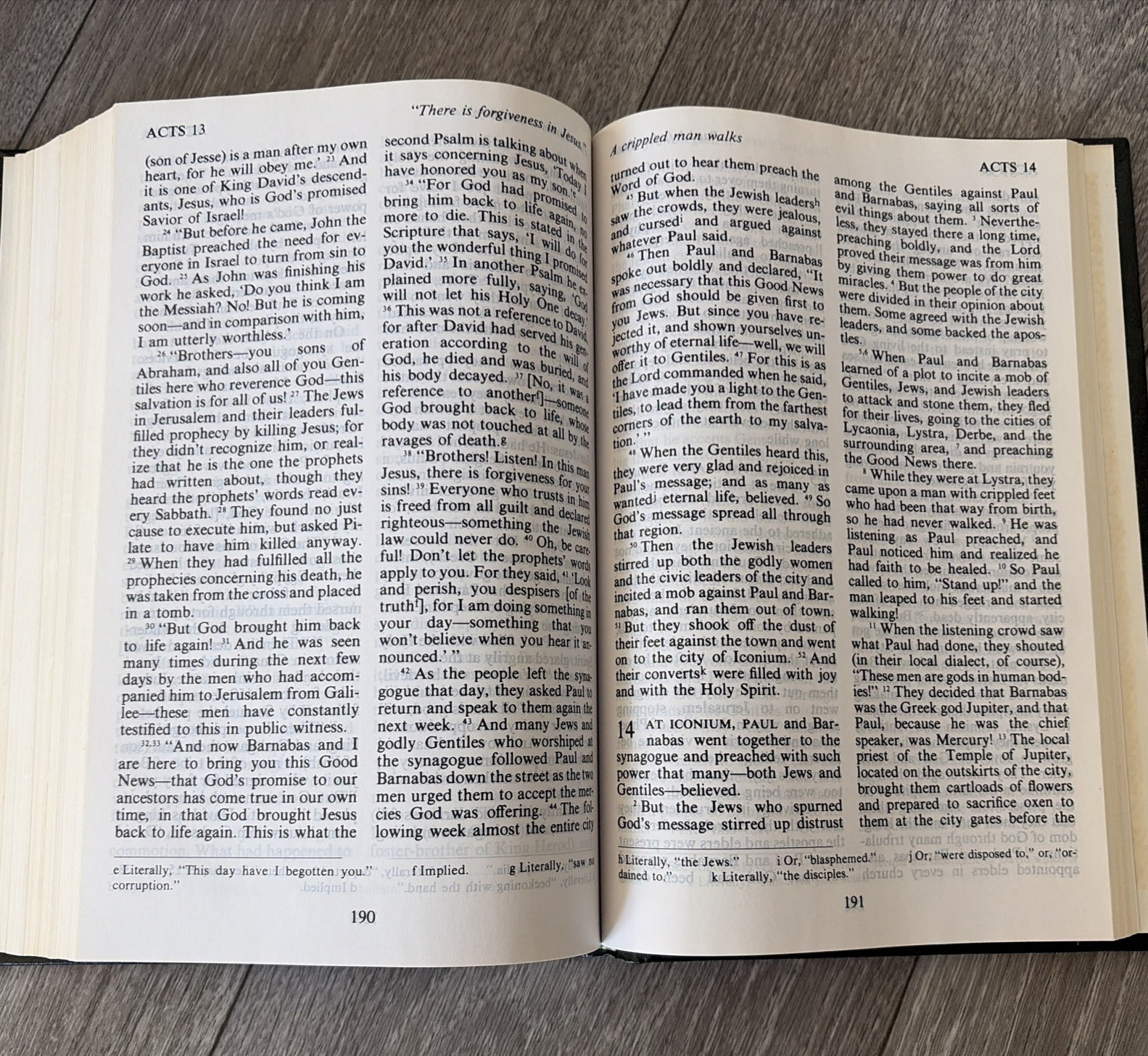 The Living Bible Large Print Edition Red Letter Holy Spiritual Book