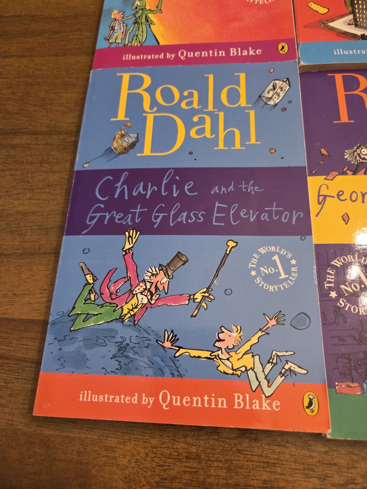 Lot of 6 Roald Dahl Paperback Books Matilda Charlie and Chocolate Factory BFG