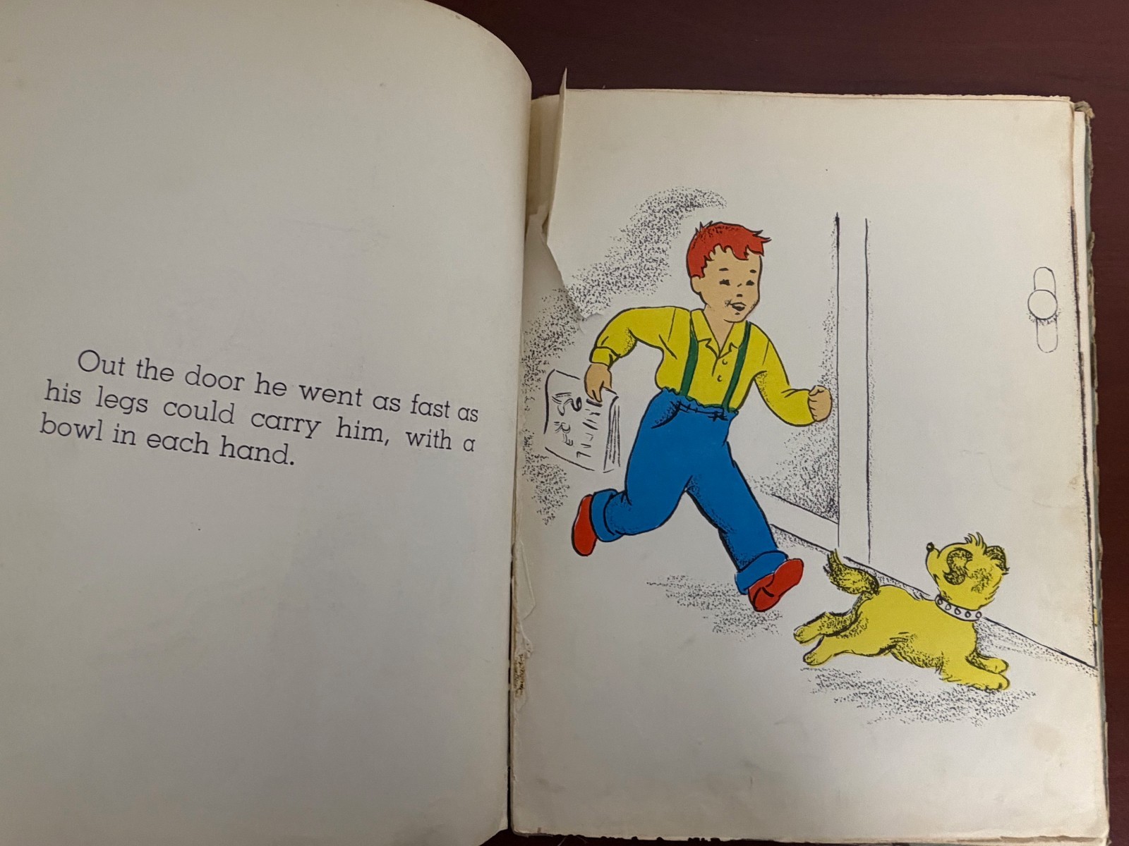 Vintage SPAGHETTI EDDIE 1957 Hardcover by Mary Jackson Ellis Ex-library copy