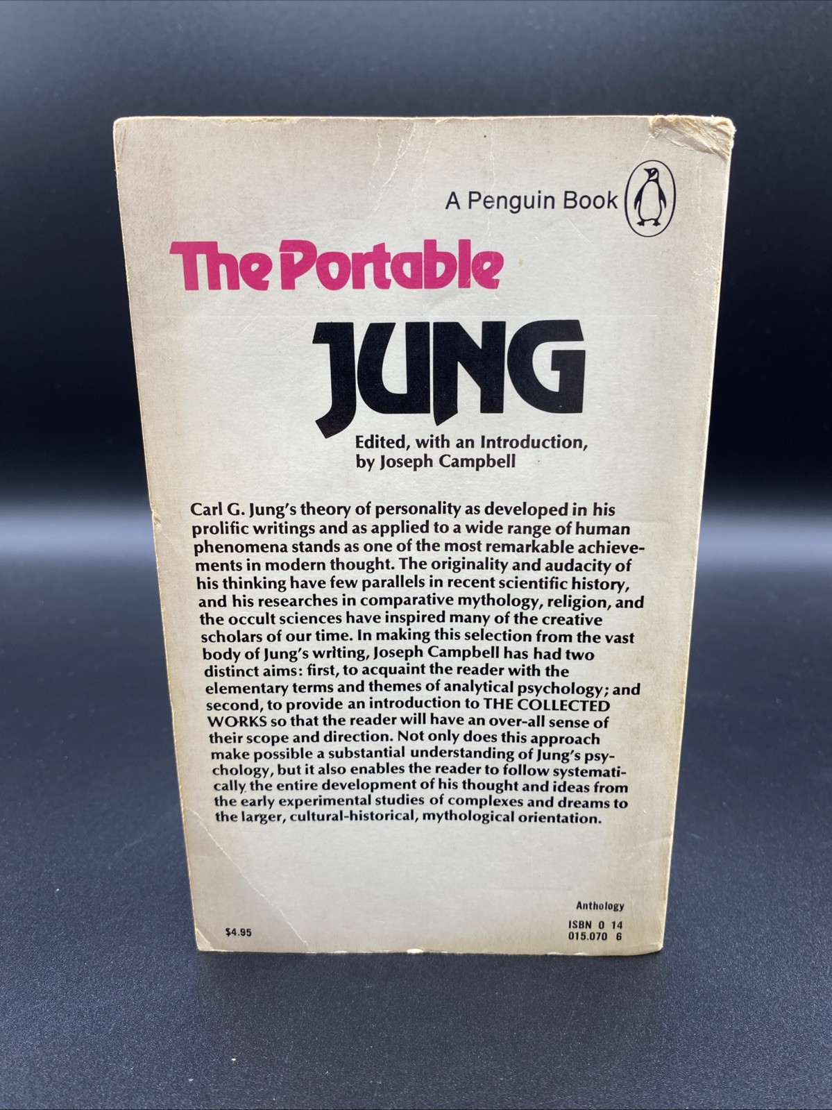 The Portable Jung (Vintage 1977 Paperback) Viking Portable Library
