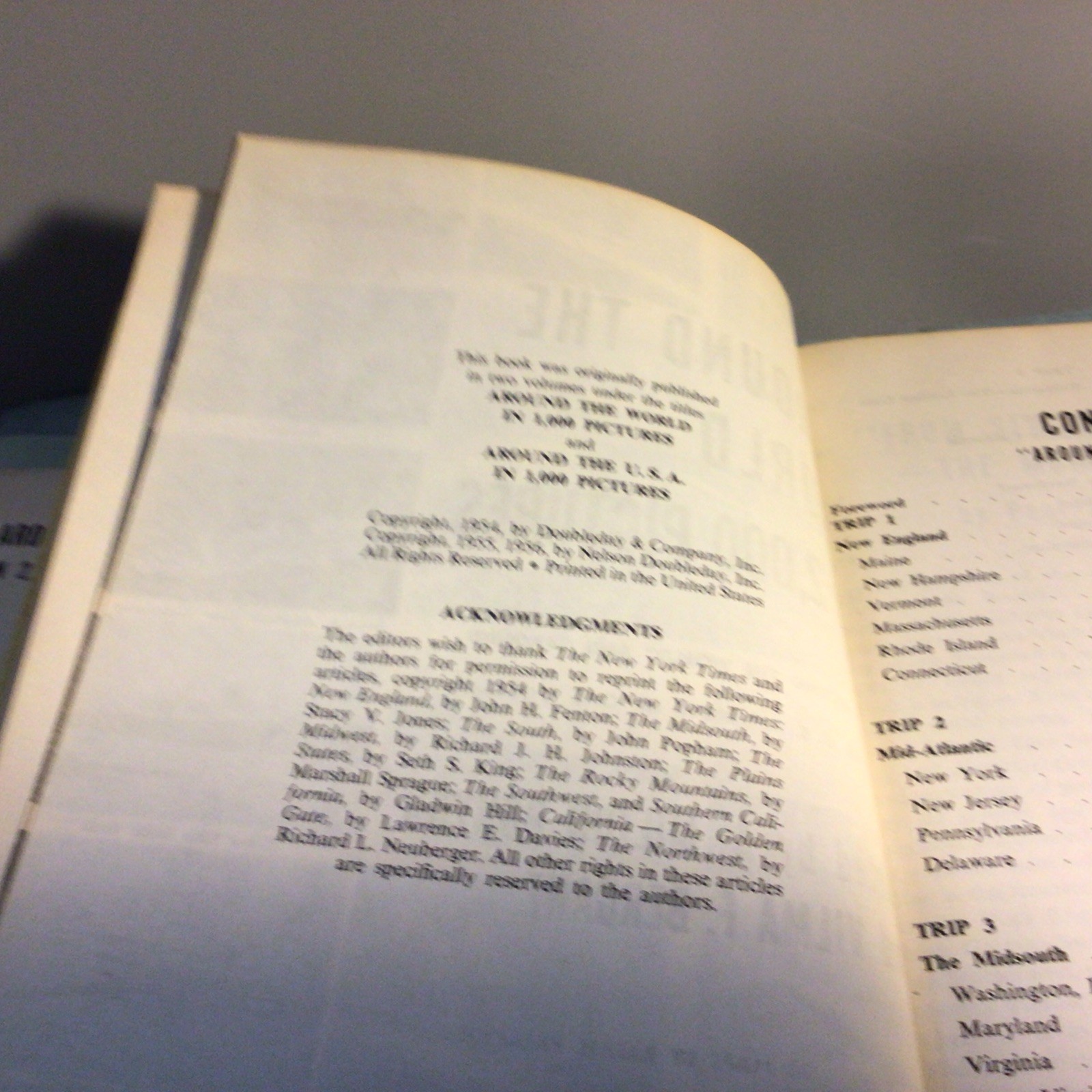 Around The World In 2000 Pictures 1956 Doubleday Hardcover 768 Pages