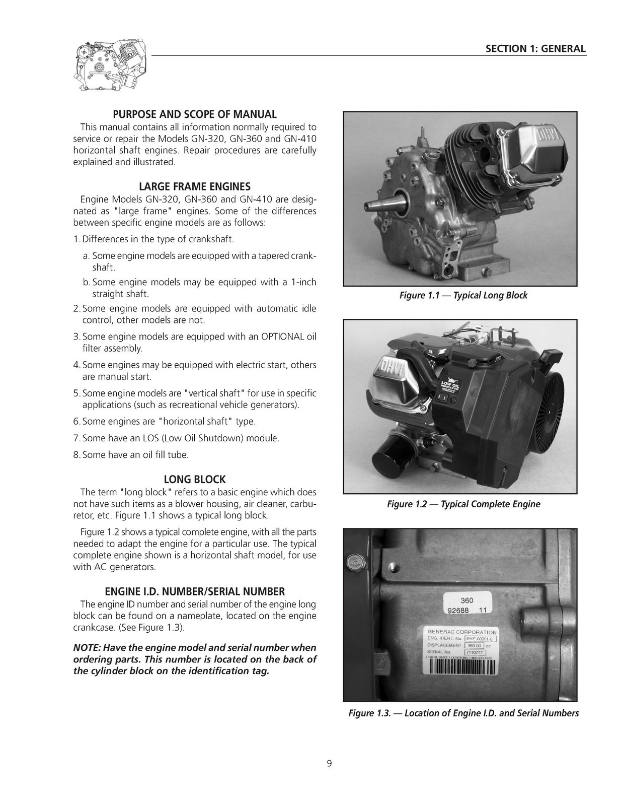 GENERAC 320 360 410 Large Frame GN Engines Service Repair Manual – WIRE BIND